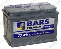 Легковой аккумулятор BARS 6СТ-77.1 VL Premium