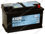 Легковой аккумулятор Exide Start-Stop AGM EK800