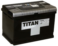 Легковой аккумулятор Titan Standart 75 Ач 6СТ-75.0 VL