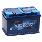 Легковой аккумулятор Veter 6СТ-77.0 VL (низкий)